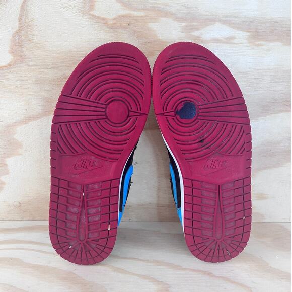 Nike-Air Jordan 1 Retro To Chicago-Trainer-Black/Blue/Red-Women's -8- CZ0775-046 - Picture 8 of 9